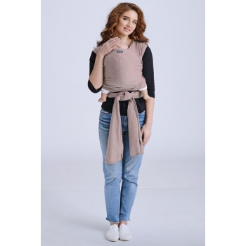 Трикотажный слинг-шарф для новорожденного Diva Stretchy, Sabbia