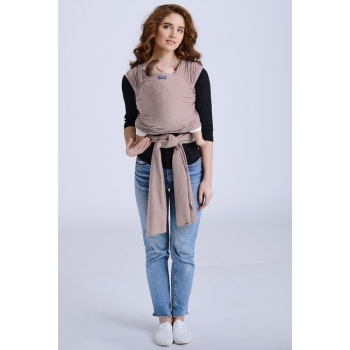 Трикотажный слинг-шарф для новорожденного Diva Stretchy, Sabbia