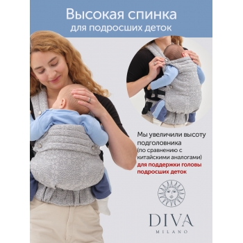 Эргорюкзак для новорожденных Diva New Wave, Luna