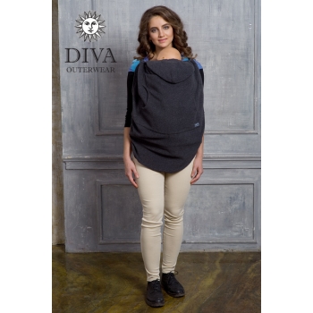 Слингонакидка из шерсти Diva Outerwear Antracite (графит)