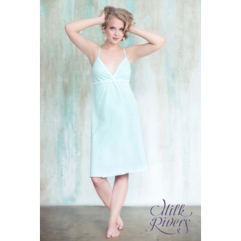 Ночная сорочка для беременных и кормящих "Селена" Milk Rivers,ментол