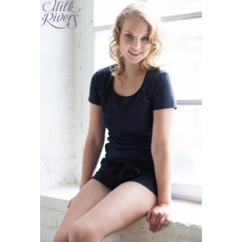 Шортики для беременных и родивших Milk Rivers темно-синие