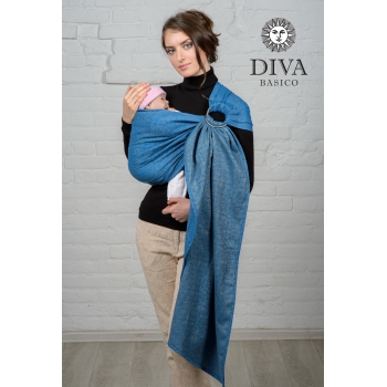 Слинг с кольцами Diva Basico, Zaffiro