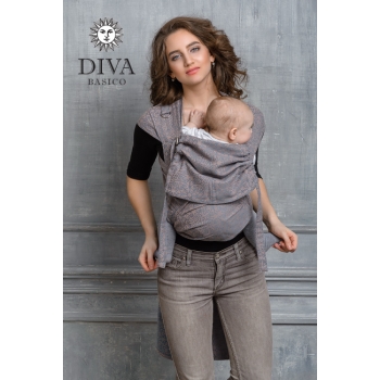 Май-слинг Diva Basico, Cacao с капюшоном
