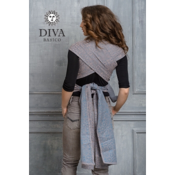 Май-слинг Diva Basico, Cacao с капюшоном