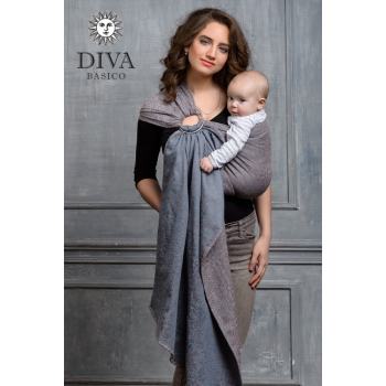 Слинг с кольцами Diva Basico, Cacao