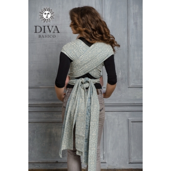 Май-слинг Diva Basico, Damasco с капюшоном