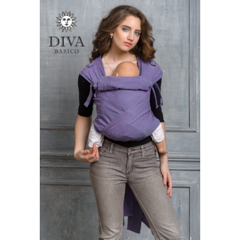 Май-слинг Diva Basico, Lilla с капюшоном