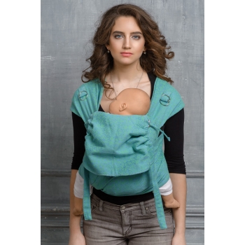 Май-слинг Diva Basico, Lime с капюшоном