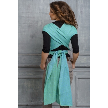 Май-слинг Diva Basico, Lime с капюшоном