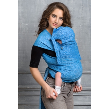 Май-слинг Diva Basico, Oltremare с капюшоном