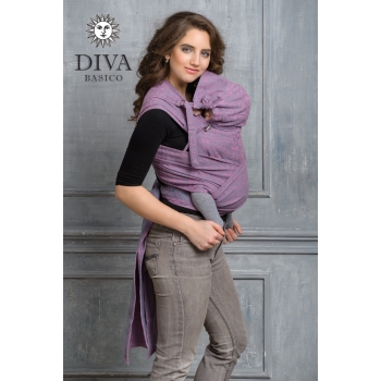 Май-слинг Diva Basico, Perla с капюшоном