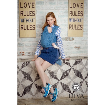 Слинг-шарф Diva Basico, Zaffiro