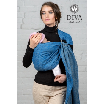 Слинг с кольцами Diva Basico, Zaffiro