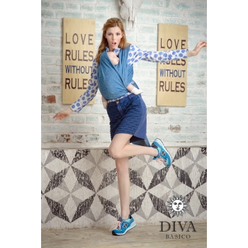 Слинг-шарф Diva Basico, Zaffiro