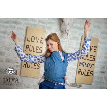 Слинг-шарф Diva Basico, Zaffiro