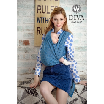 Слинг-шарф Diva Basico, Zaffiro