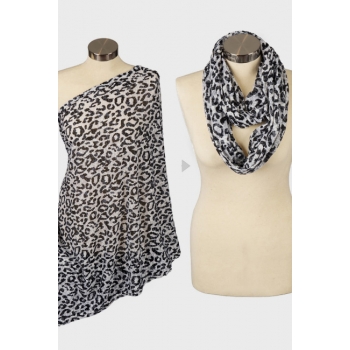 Шарф-накидка для кормления Itzy Ritzy, Cheetah Girl
