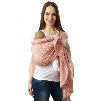 Слинг с кольцами Mums Era "Лайн", рубин