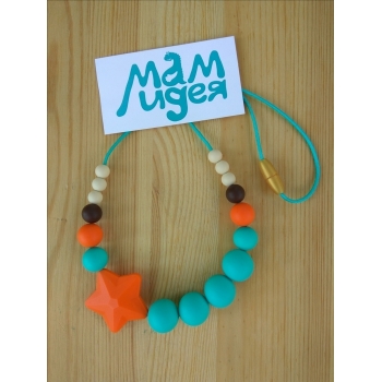 Слингобусы Аврора, оранжево-бирюзовые