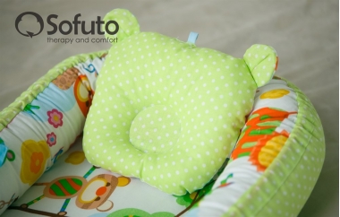 Кокон-гнездышко для новорожденных Sofuto Babynest Animals
