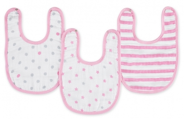 Слюнявчик муслиновый Aden by Aden Anais, набор 3, Little Bib Darling