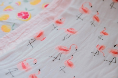 Муслиновая пеленка для новорожденных Diva большая, Flamingo Cotton