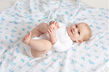 Муслиновые пеленки Aden&Anais для новорожденных большие, набор 2, Mariposa