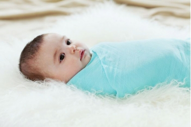 Бамбуковые пеленки для новорожденных Aden&Anais большие, набор 3, Azure