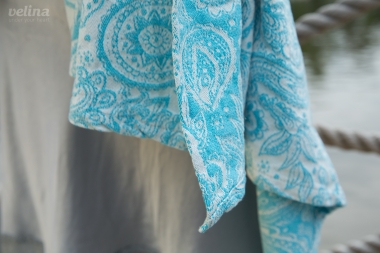 Слинг-шарф Velina, Aquamarine Paisley