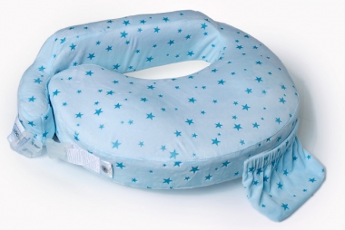 Подушка для кормления Loona эргономичная, Stars голубой