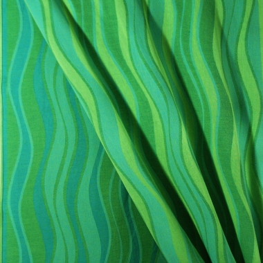 Слинг-шарф Didymos, Waves Lime (волны лайм)