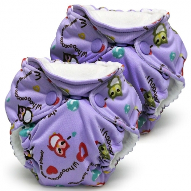 Многоразовые подгузники для новорожденных Lil Joey Kanga Care, Eco Owl (2шт.)