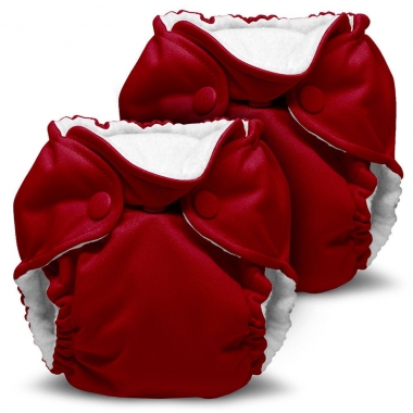 Многоразовые подгузники для новорожденных Lil Joey Kanga Care, Scarlet, 2шт.