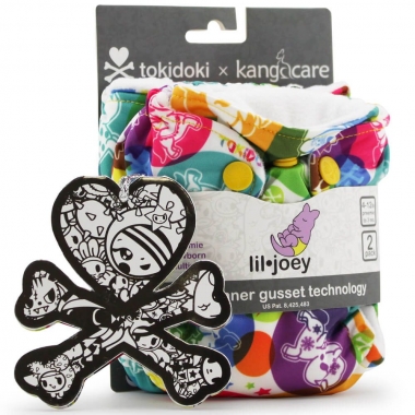 Многоразовые подгузники для новорожденных Lil Joey Kanga Care, TokiCorno (2шт.)