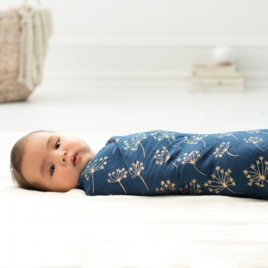 Муслиновые пеленки для новорожденных Aden&Anais мерцающие большие, набор 3, Metallic Gold Deco