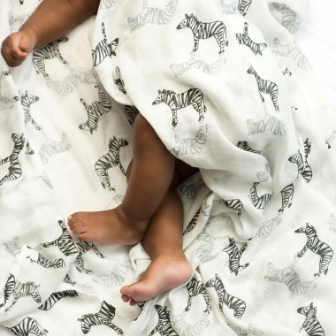 Бамбуковые пеленки для новорожденных Aden&Anais большие, набор 3, Saharamotif