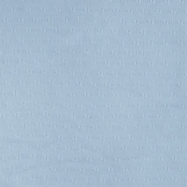 Вязаный плед для новорожденного с мехом Jollein Soft, голубой