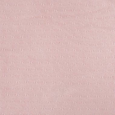 Вязаный плед для новорожденного с мехом Jollein Soft, розовый