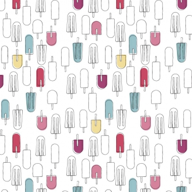 Бамбуковые пеленки для новорожденных Bebe Au Lait, набор 2, Popsicles/Cherry