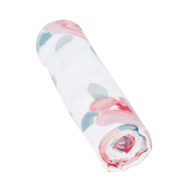 Бамбуковая пеленка для новорожденных Bebe Au Lait, Rosy Blend