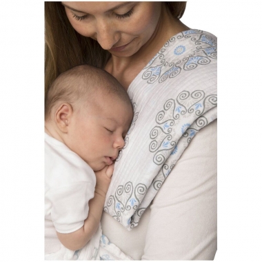 Набор пеленок SwaddleDesigns Swaddle Duo, Blue Mod Medallion