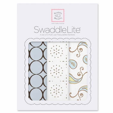 Набор пеленок SwaddleDesigns - SwaddleLite Blue Modern