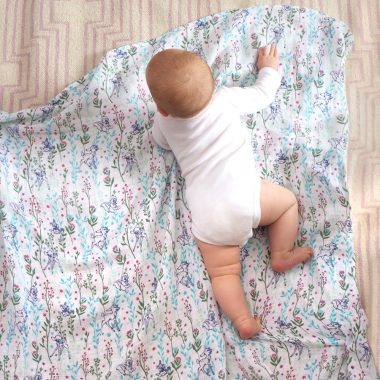 Муслиновые пеленки Aden&Anais для новорожденных большие, набор 4, Disney Bambi