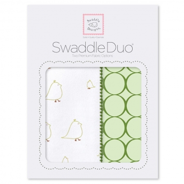 Набор пеленок SwaddleDesigns Swaddle Duo KW Big Chickies