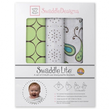 Набор пеленок SwaddleDesigns SwaddleLite Modern Kiwi