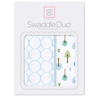 Набор пеленок SwaddleDesigns Swaddle Duo PB Cute & Wild