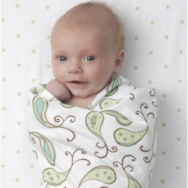 Набор пеленок SwaddleDesigns SwaddleLite Paisley Blue