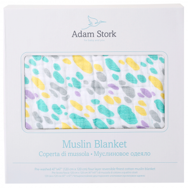Муслиновое одеяло Adam Stork, цвет Candy Dream