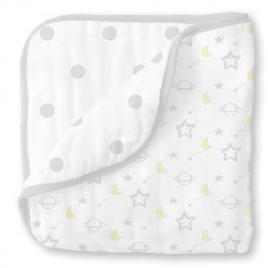 Одеяло из муслина SwaddleDesigns, Little Ships Sterling